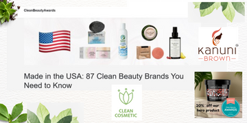Kanuni Brown Named a Top Clean Beauty Brand to Know in the USA! 🌿