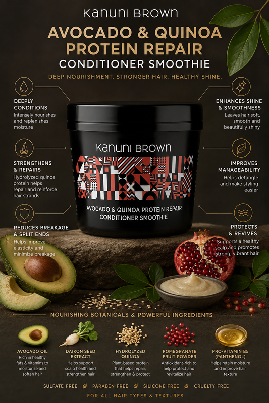 Avocado and Quinoa Protein Repair Conditioner Smoothie (aka "Curl Cream") - 8 oz